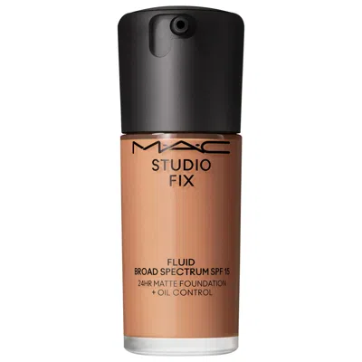 Mac Cosmetics Studio Fix Fluid Spf 15 24hr Buildable Soft-matte Foundation + Oil Control Nw30 1 Oz/30 ml In Brown