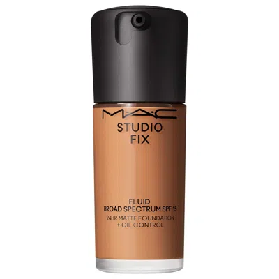 Mac Cosmetics Studio Fix Fluid Spf 15 24hr Buildable Soft-matte Foundation + Oil Control Nw35 1 Oz/30 ml In Brown