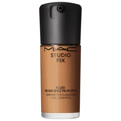 Mac Cosmetics Studio Fix Fluid Spf 15 24hr Buildable Soft-matte Foundation + Oil Control Nw40 1 Oz/30 ml In Brown