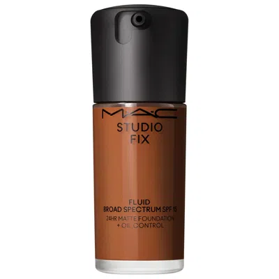 Mac Cosmetics Studio Fix Fluid Spf 15 24hr Buildable Soft-matte Foundation + Oil Control Nw46 1 Oz/30 ml In Brown