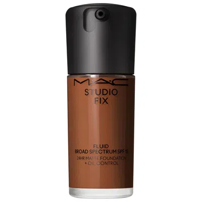 Mac Cosmetics Studio Fix Fluid Spf 15 24hr Buildable Soft-matte Foundation + Oil Control Nw48 1 Oz/30 ml In Brown
