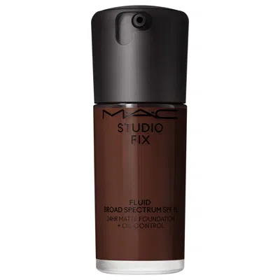 Mac Cosmetics Studio Fix Fluid Spf 15 24hr Buildable Soft-matte Foundation + Oil Control Nw60 1 Oz/30 ml In Brown