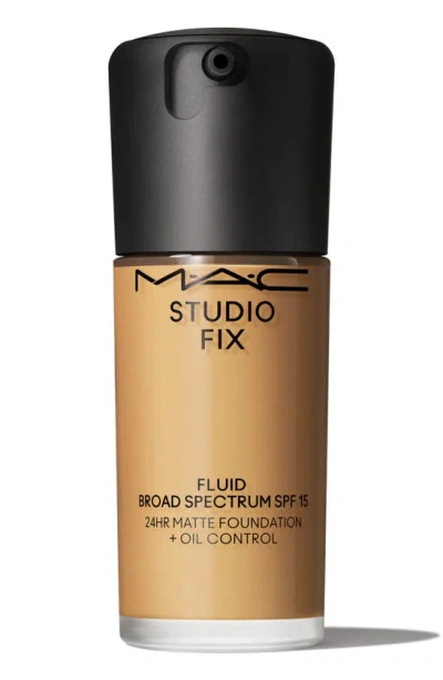 Mac Cosmetics Studio Fix Fluid Spf 15 24hr Matte Foundation + Oil Control In C45