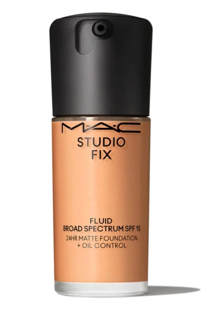 Mac Cosmetics Studio Fix Fluid Spf 15 24hr Matte Foundation + Oil Control In C5