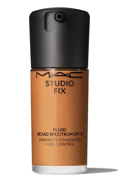 Mac Cosmetics Studio Fix Fluid Spf 15 24hr Matte Foundation + Oil Control In C8