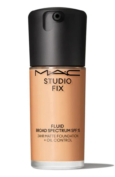 Mac Cosmetics Studio Fix Fluid Spf 15 24hr Matte Foundation + Oil Control In Nc35