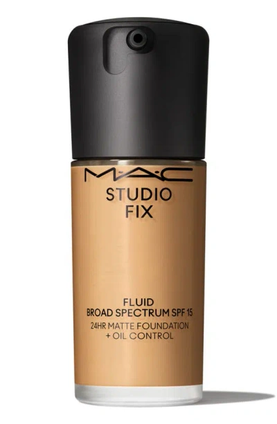 Mac Cosmetics Studio Fix Fluid Spf 15 24hr Matte Foundation + Oil Control In Nc38