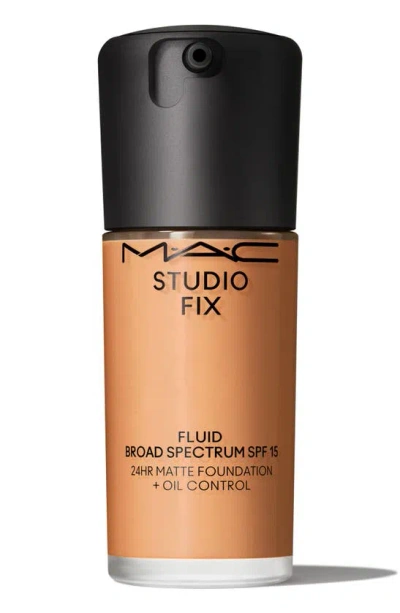 Mac Cosmetics Studio Fix Fluid Spf 15 24hr Matte Foundation + Oil Control In Nc42