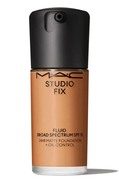 Mac Cosmetics Studio Fix Fluid Spf 15 24hr Matte Foundation + Oil Control In Nc45