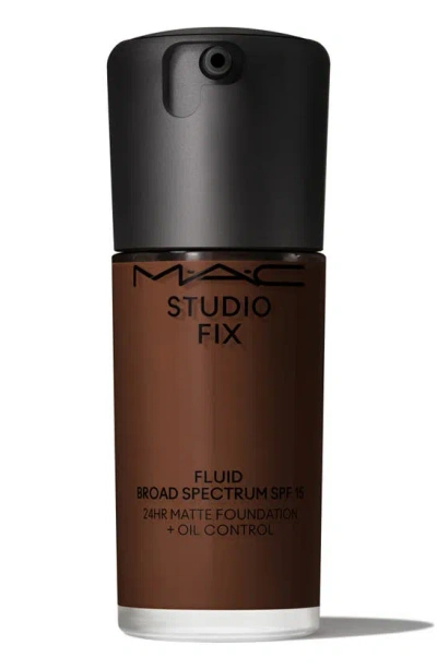Mac Cosmetics Studio Fix Fluid Spf 15 24hr Matte Foundation + Oil Control In Nc65