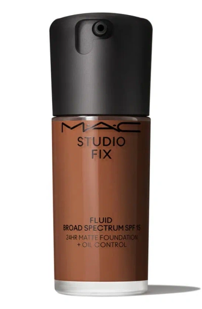 Mac Cosmetics Studio Fix Fluid Spf 15 24hr Matte Foundation + Oil Control In Nw44
