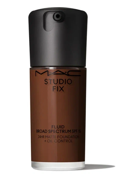 Mac Cosmetics Studio Fix Fluid Spf 15 24hr Matte Foundation + Oil Control In Nw58