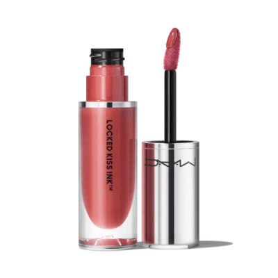 Mac Cosmetics Uk Locked Kiss Ink™ 24hr Lipcolour In Blushing In Red, Size: 4ml In Blue