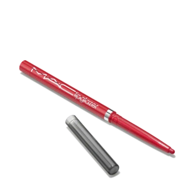 Mac Cosmetics Uk Mac Lipglazerglossy Liner In Lady Danger In Red