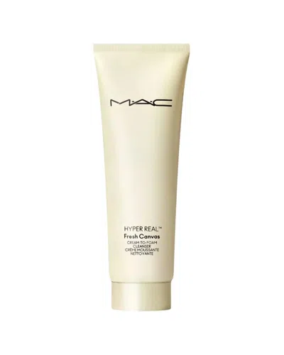 Mac Cosmetics M·a·c Cosmetics Women's 4.22oz Hyper Real Fresh Canvas Cream-to-foam Cleanser In Transparent
