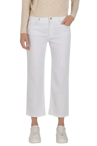 Mac Culotte Jeans In White