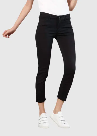Mac Dream Chic Crop Jeans In Black