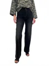 Mac Dream Wide Jeans In Black Used In Black