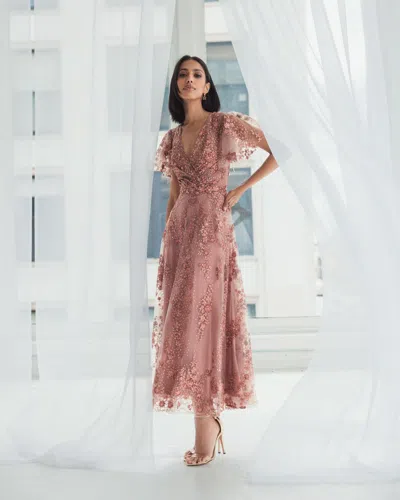 Mac Duggal 20486 Short A Line Cocktail Dress In Brown