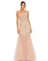 Mac Duggal 20559 Long Formal Mermaid Prom Dress In Pink
