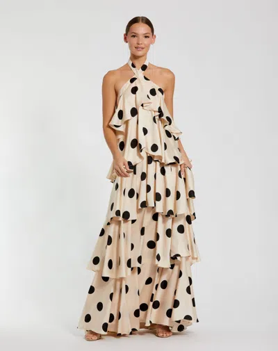 Mac Duggal 27540 Long Evening Gown Formal Layered Prom Dress In Multi