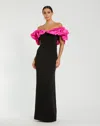 Mac Duggal 27669 Long Prom Formal Ruffle Dress In Multi