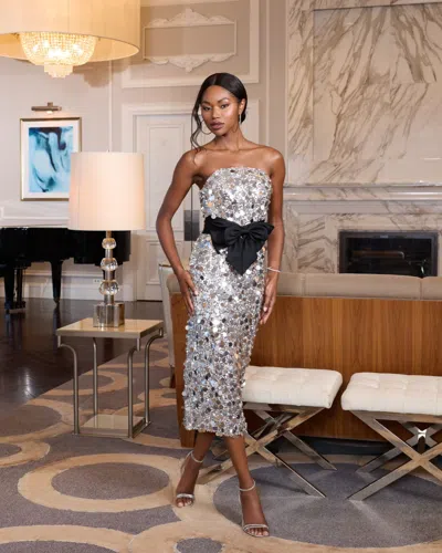 Mac Duggal 27735 Short Sequin Cocktail Dress In Multi