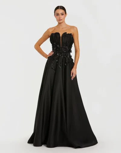 Mac Duggal 37134 Long Formal Ball Gown Prom Dress In Black