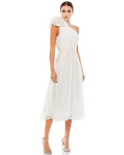 MAC DUGGAL 49491 SHORT ONE SHOULDER CHIFFON DRESS