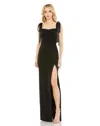 Mac Duggal 49620 Long Formal Prom Dress In Black