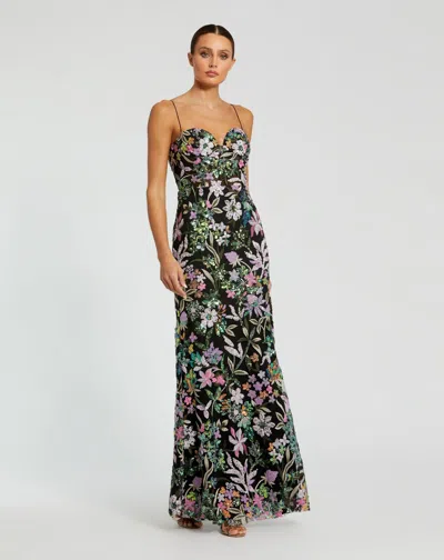 MAC DUGGAL 49827 LONG FORMAL FLORAL PROM DRESS