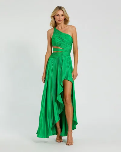 MAC DUGGAL 49837 FORMAL PROM LONG PLEATED DRESS