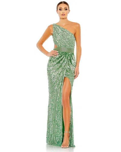 MAC DUGGAL 5687 LONG FORMAL ONE SHOULDER PROM GOWN