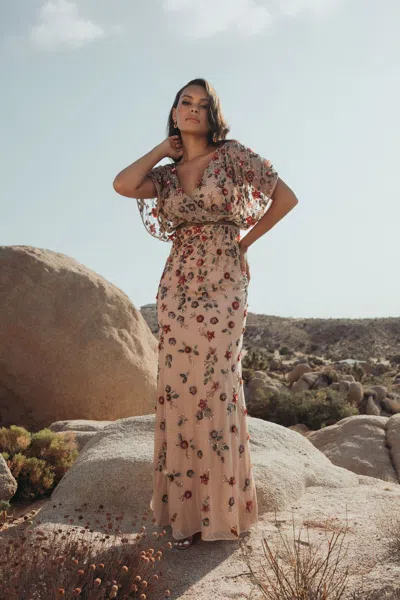 MAC DUGGAL 6158 FLORAL LONG FORMAL MOTHER OF THE BRIDE SEQUIN DRESS