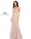 Mac Duggal 67481 Prom Long Sleeveless Formal Dress In Pink