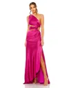 Mac Duggal 68485 Long Formal Prom Gown In Purple