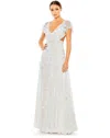 Mac Duggal 70275 Long Formal Beaded Evening Dress Sale In White