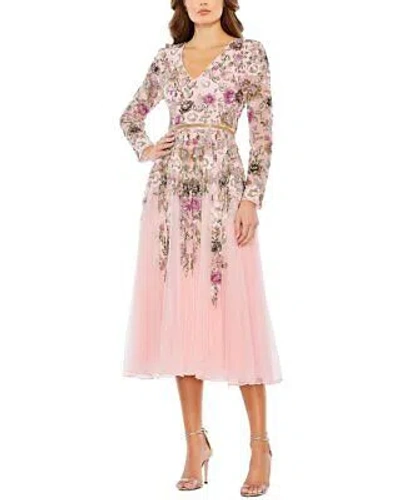 Pre-owned Mac Duggal A-line Cocktail Dress Women's In Pink