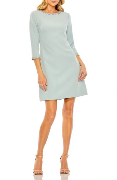 MAC DUGGAL MAC DUGGAL A-LINE EMBELLISHED COCKTAIL DRESS
