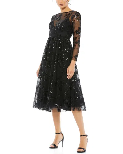 MAC DUGGAL MAC DUGGAL   A-LINE MIDI DRESS