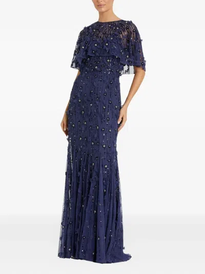 Mac Duggal Bead-embelished Dress