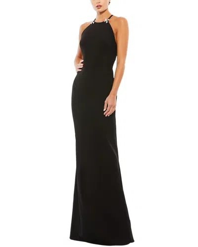 MAC DUGGAL MAC DUGGAL BOW CRISS-CROSS COLUMN GOWN