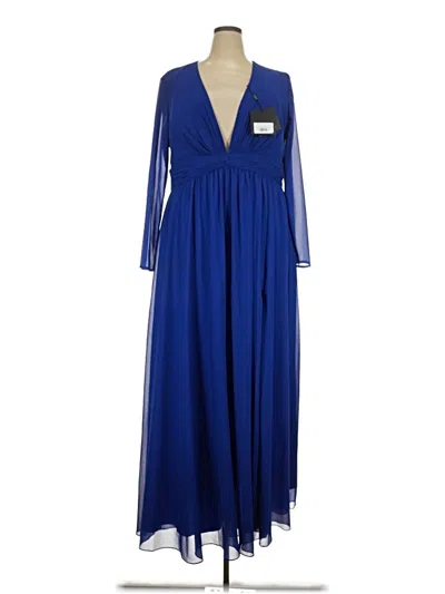 Pre-owned Mac Duggal Casual Dress In Blue