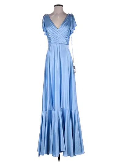 Pre-owned Mac Duggal Casual Dress In Blue