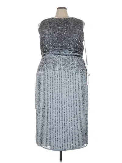 Pre-owned Mac Duggal Casual Dress In Gray
