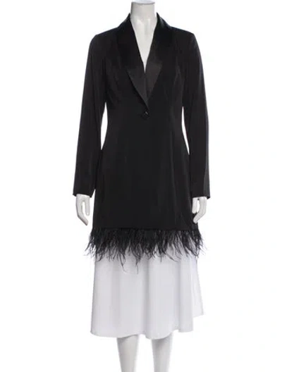Pre-owned Mac Duggal Coat W/ Tags In Black