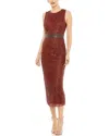Mac Duggal Cocktail Dress In Brick
