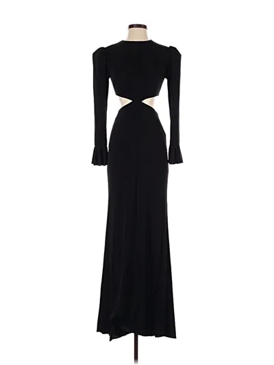 Pre-owned Mac Duggal Cocktail Dress In Black