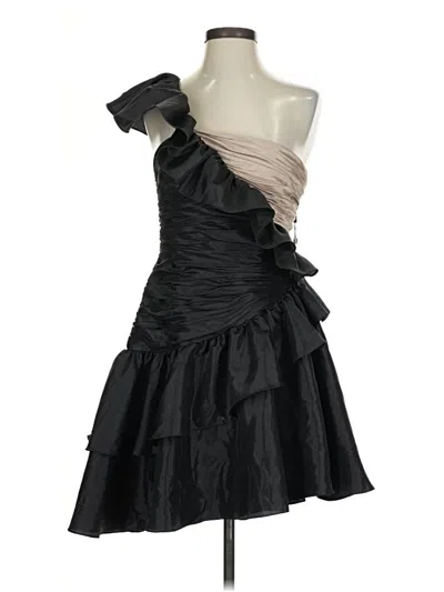 Pre-owned Mac Duggal Cocktail Dress In Black
