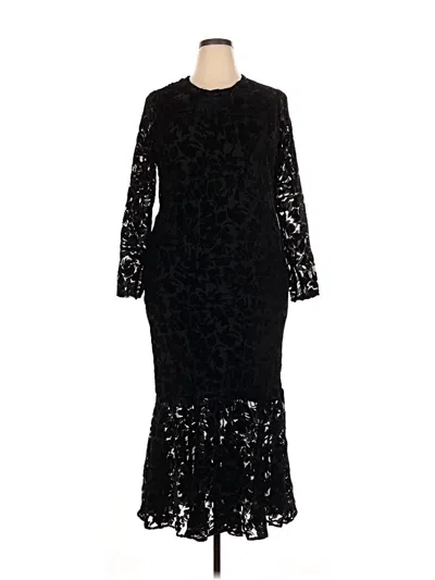 Pre-owned Mac Duggal Cocktail Dress In Black